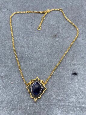 Alexis Bittar Blue Lace Agate Collection Necklace